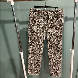 Leopard Print Women's Jeans